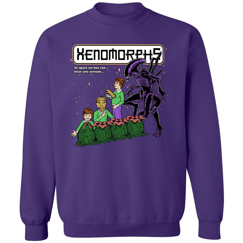Classic Unisex Sweatshirt - 3EH7L2NJ - Purple - 6