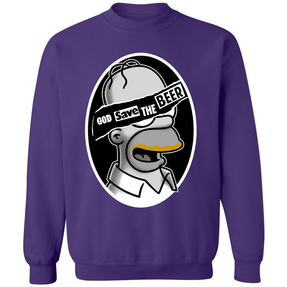 Classic Unisex Sweatshirt - G3NFZDVJ - Purple - 6