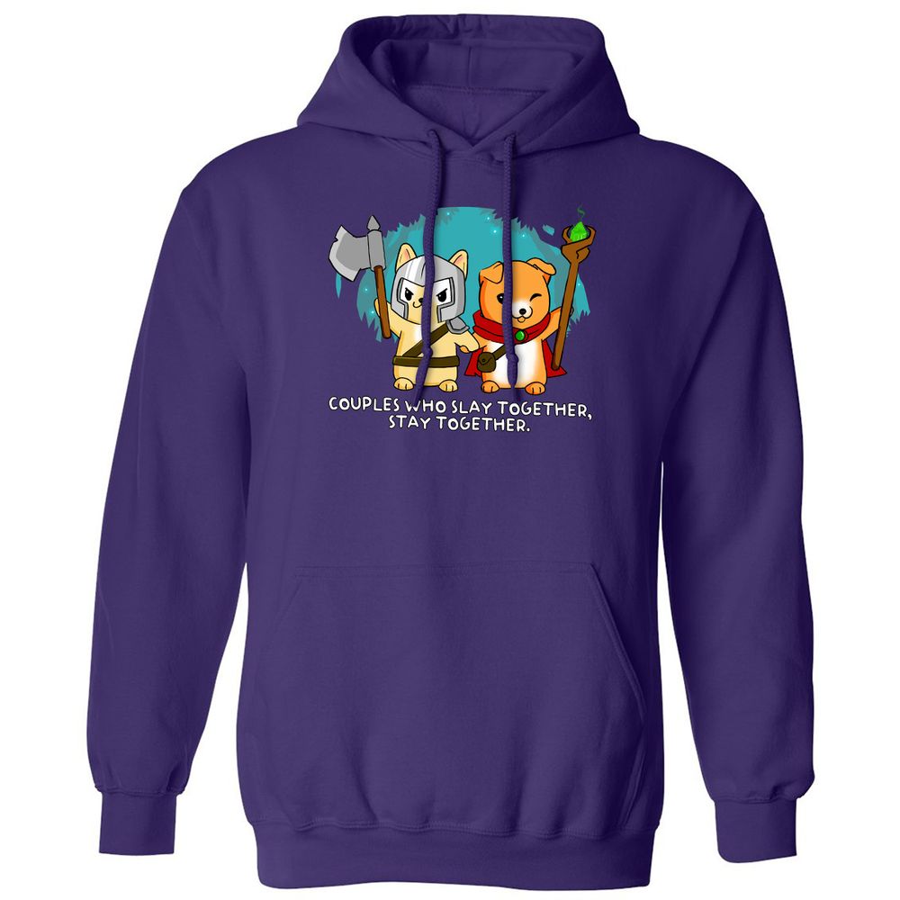 Classic Unisex Hoodie - MEZDG81B - Purple - 6