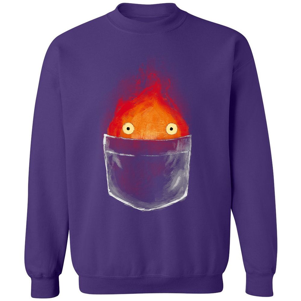 Classic Unisex Sweatshirt - T1C9KGK7 - Purple - 6