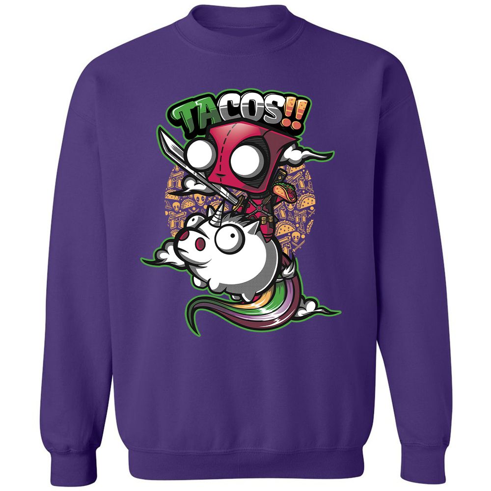 Classic Unisex Sweatshirt - QT1XGSMQ - Purple - 6