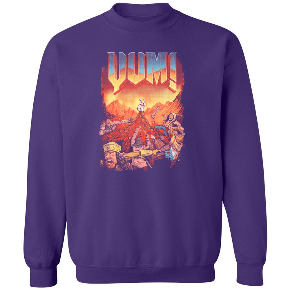 Classic Unisex Sweatshirt - P3MK43QB - Purple - 6