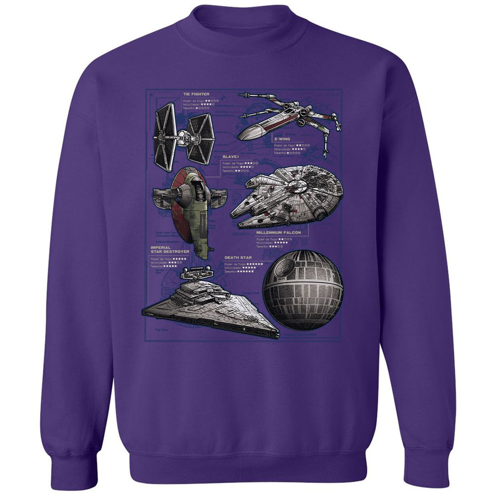 Classic Unisex Sweatshirt - PAE2F5H2 - Purple - 6