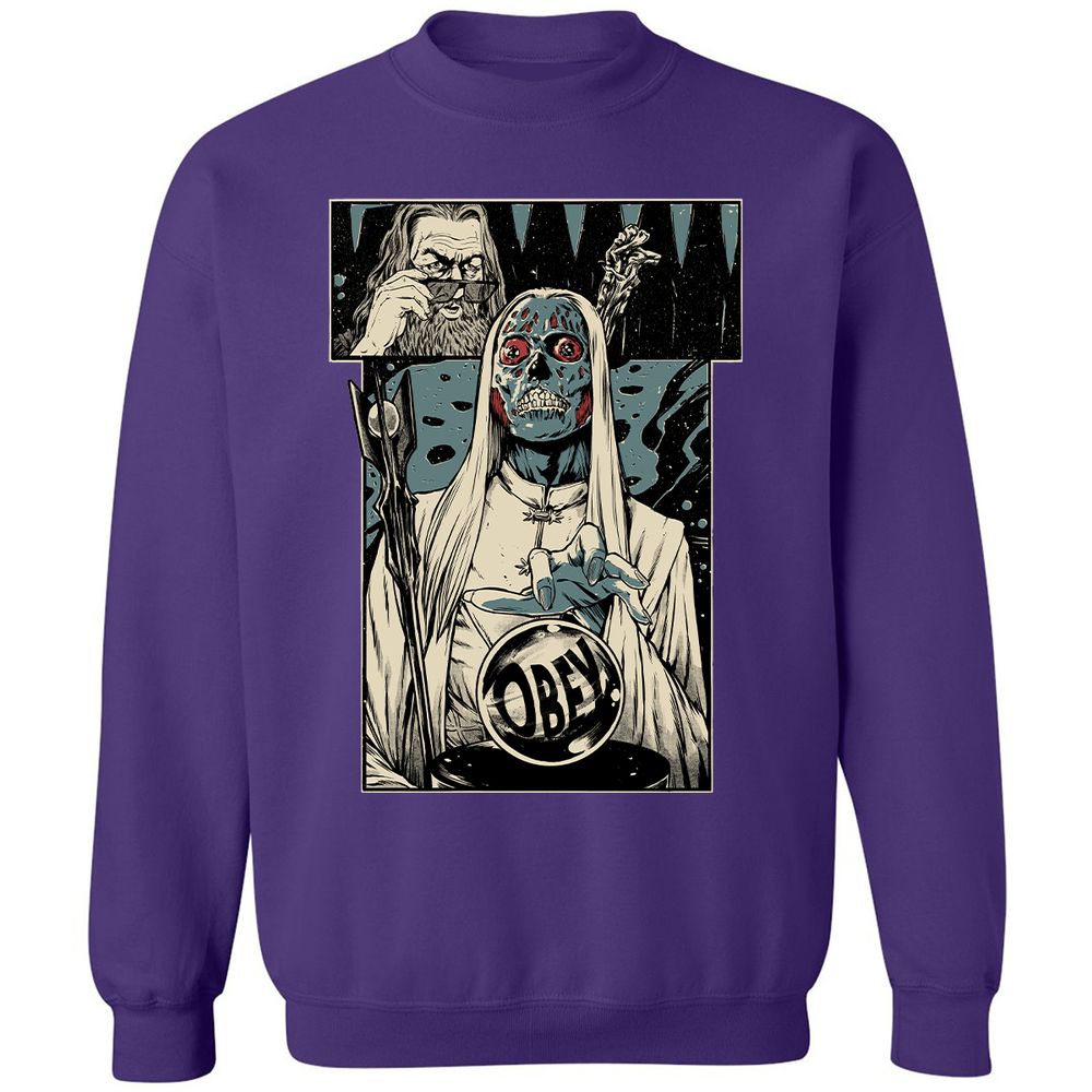 Classic Unisex Sweatshirt - HUZTR825 - Purple - 6