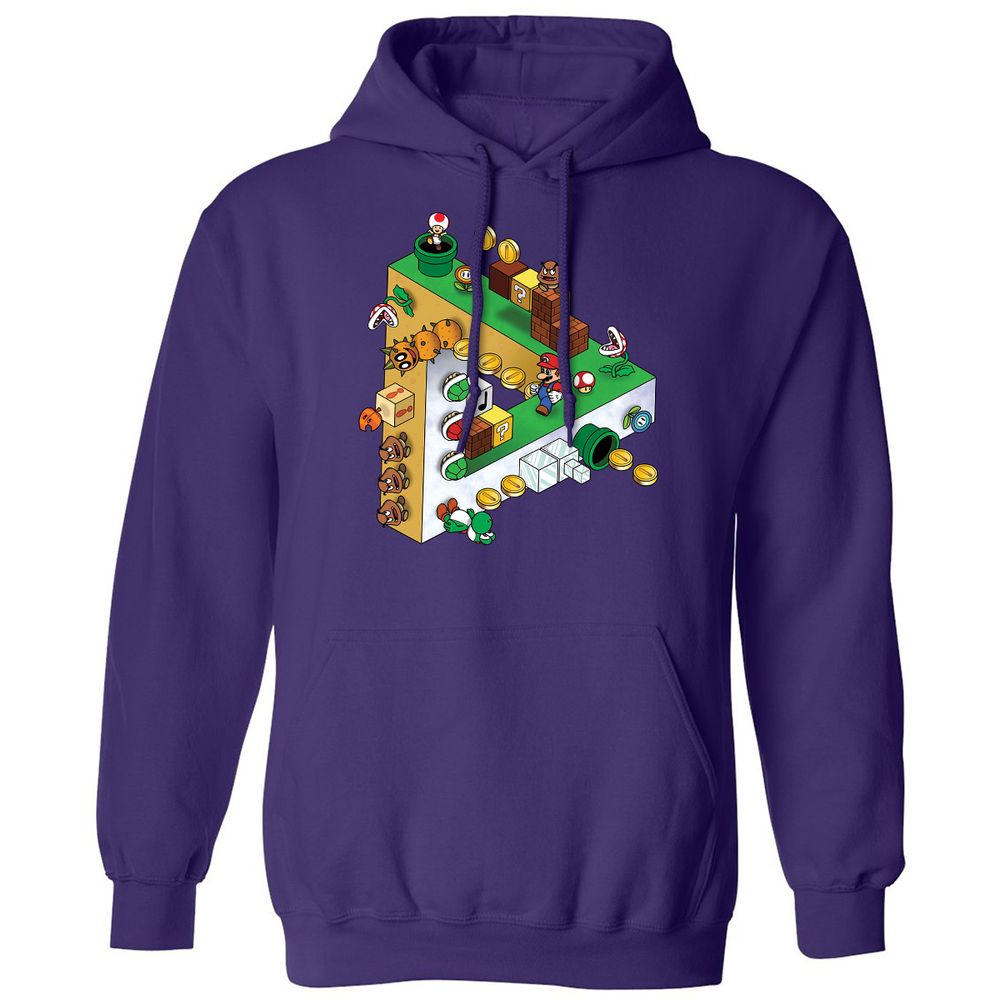 Classic Unisex Hoodie - 4ESES9A8 - Purple - 6