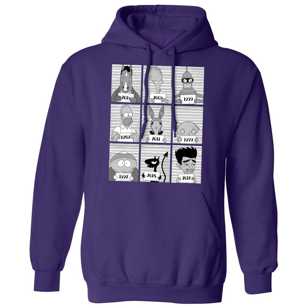 Classic Unisex Hoodie - 1V9ZETH1 - Purple - 6