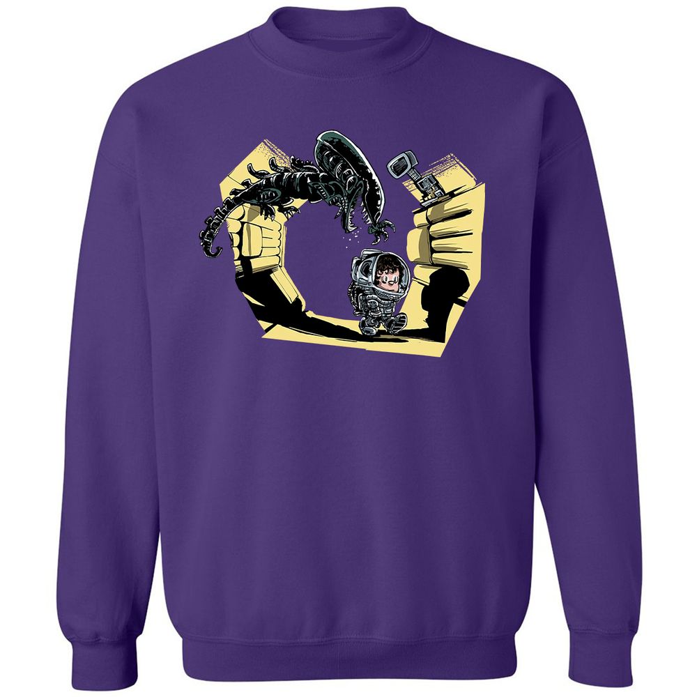 Classic Unisex Sweatshirt - 3VYKDW1J - Purple - 6