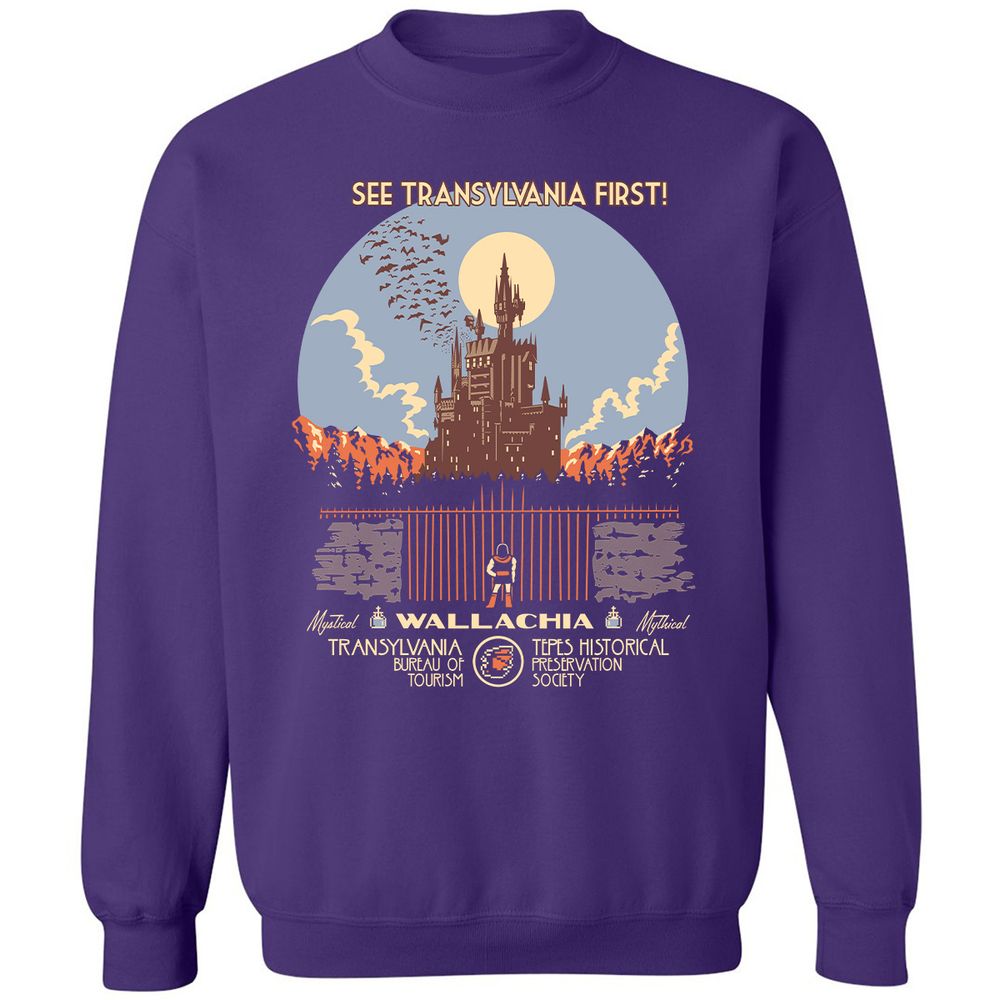 Classic Unisex Sweatshirt - T9B4YLAE - Purple - 6
