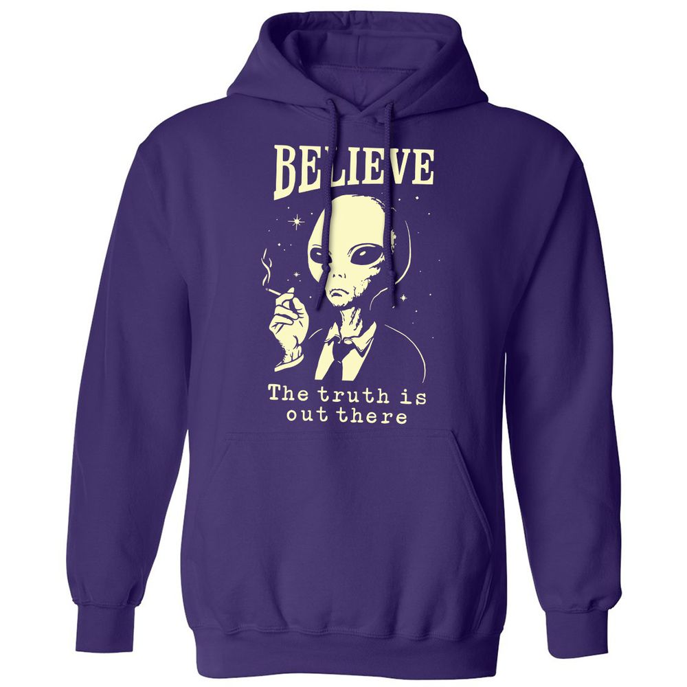 Classic Unisex Hoodie - NTN36CDW - Purple - 6