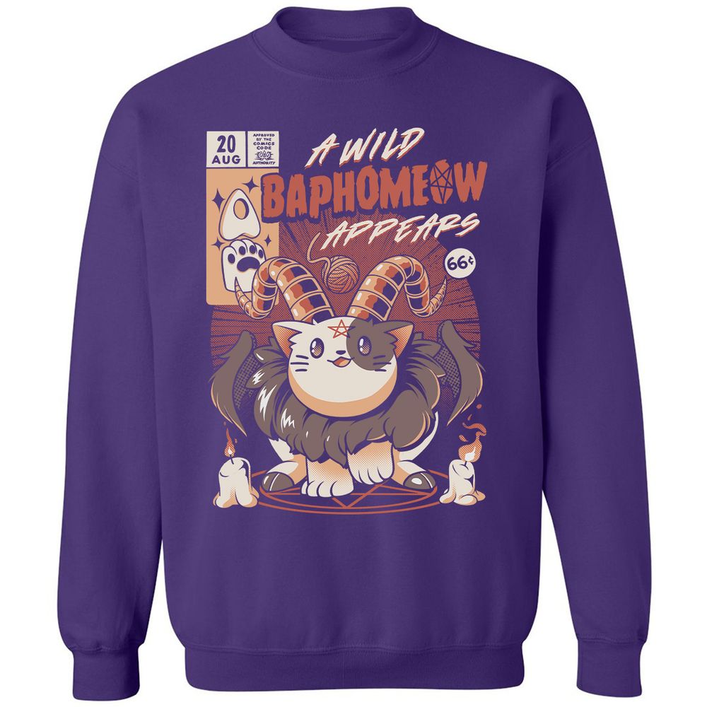 Classic Unisex Sweatshirt - V8FTQMF6 - Purple - 6