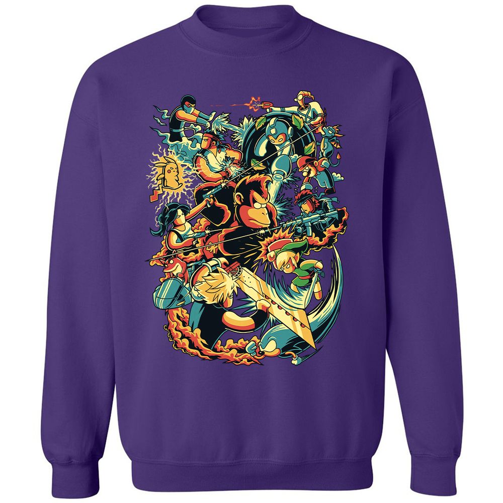 Classic Unisex Sweatshirt - PURNQTF7 - Purple - 6