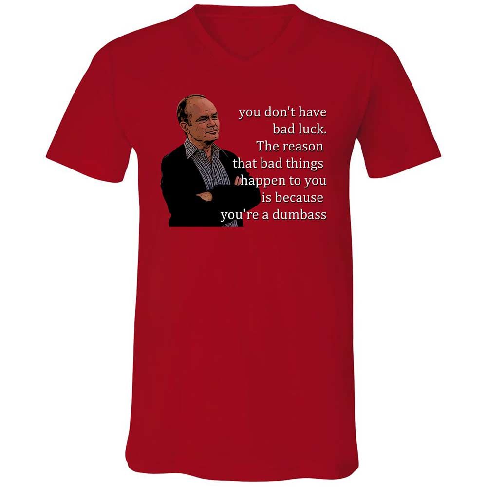Unisex V-Neck T-Shirt - MBPPU8Y6 - Red - 6