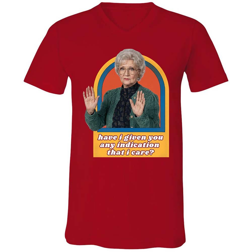 Unisex V-Neck T-Shirt - TWBVYZRT - Red - 6