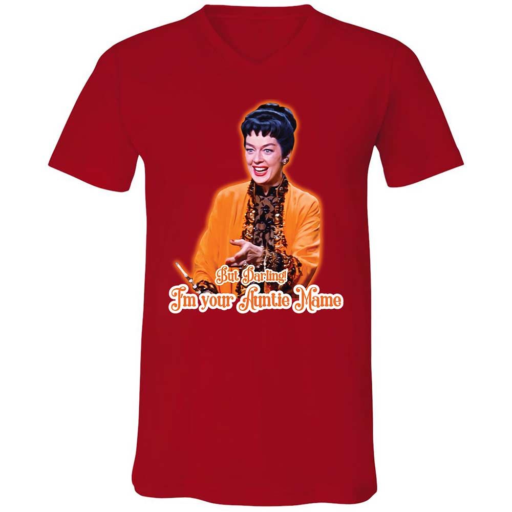 Unisex V-Neck T-Shirt - WLZF6BK1 - Red - 6