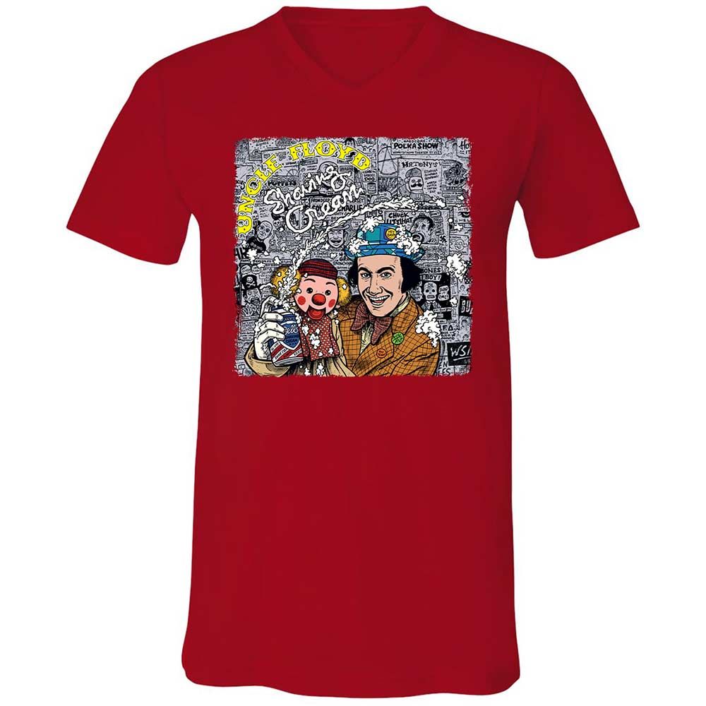 Unisex V-Neck T-Shirt - 2QD4VTBH - Red - 6