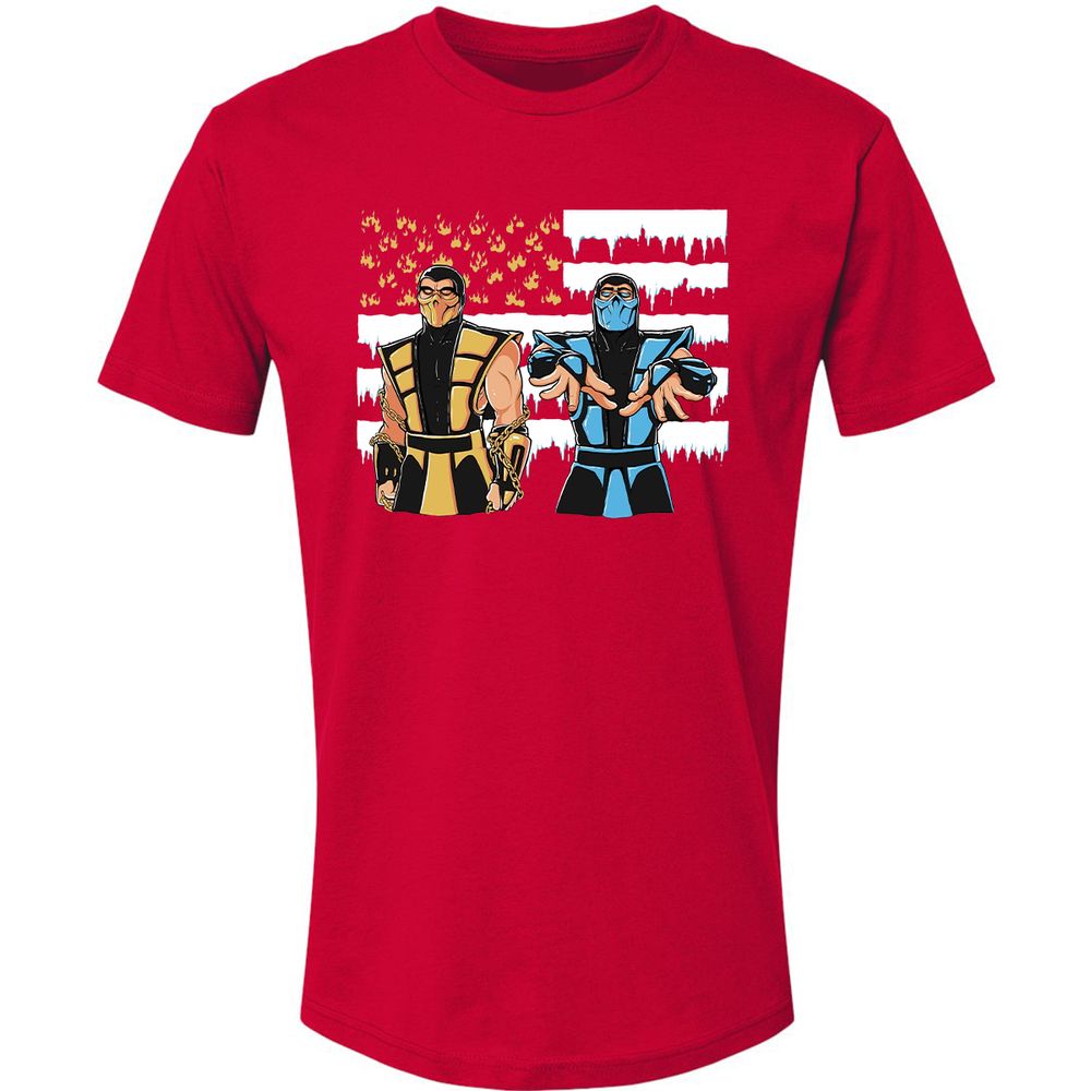 Premium Unisex T-Shirt - 7GT46CDS - Red - 6