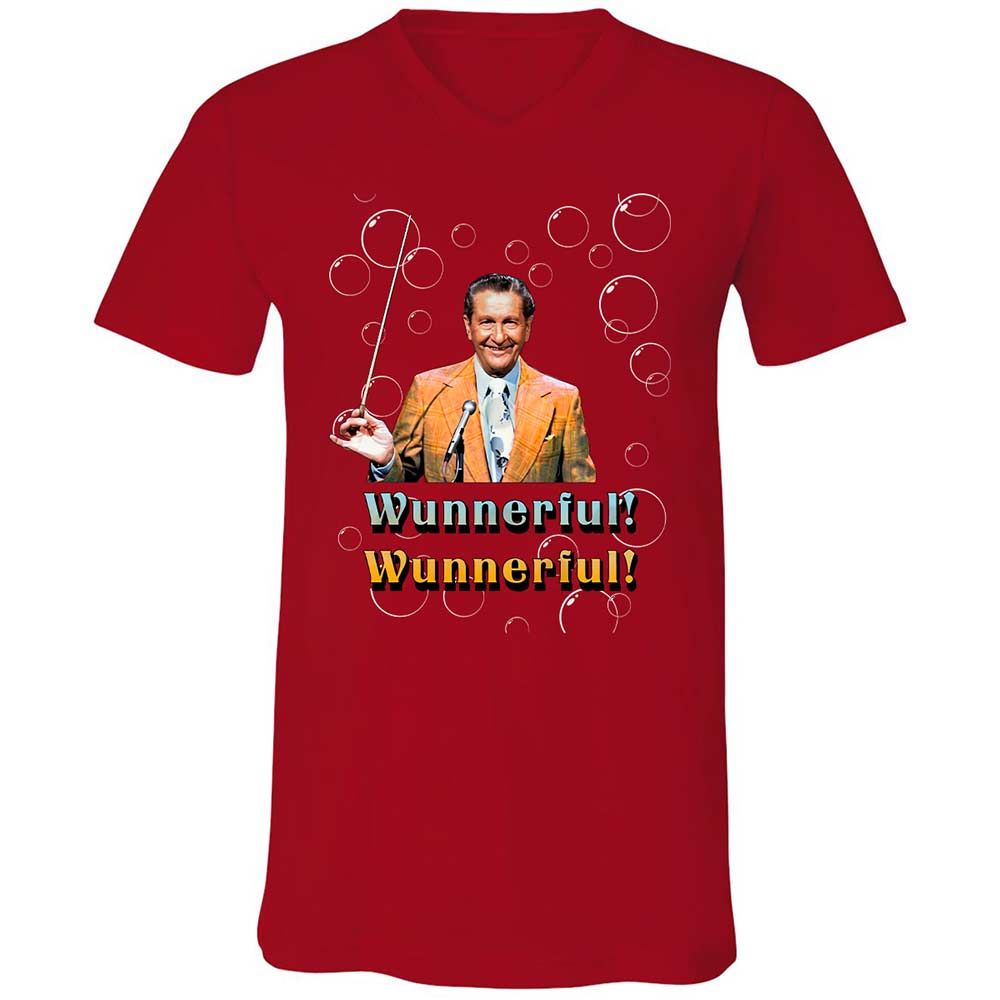 Unisex V-Neck T-Shirt - NH8RQ3TR - Red - 6
