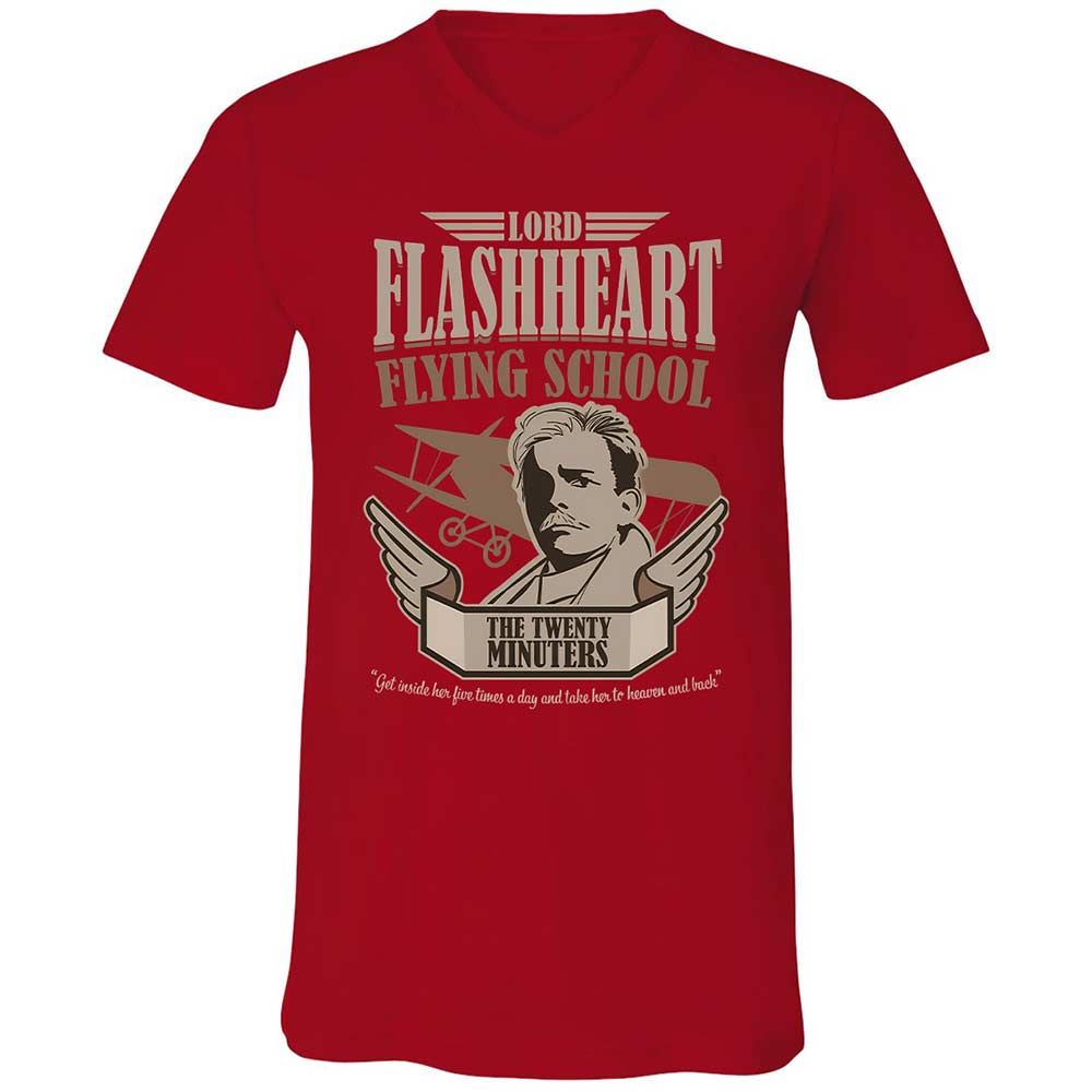 Unisex V-Neck T-Shirt - AAFSB9AT - Red - 6