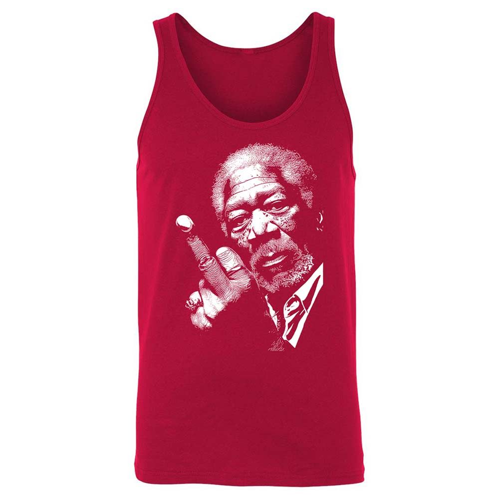 Morgan Freeman middle finger - Red - 6