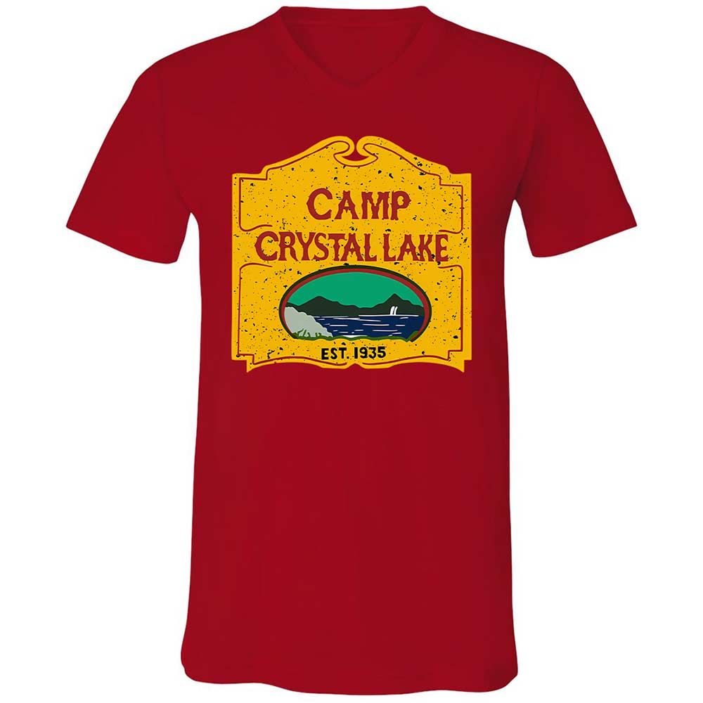 Unisex V-Neck T-Shirt - HMD99AW6 - Red - 6
