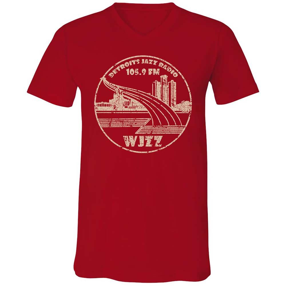 Unisex V-Neck T-Shirt - 7NWAS2FT - Red - 6