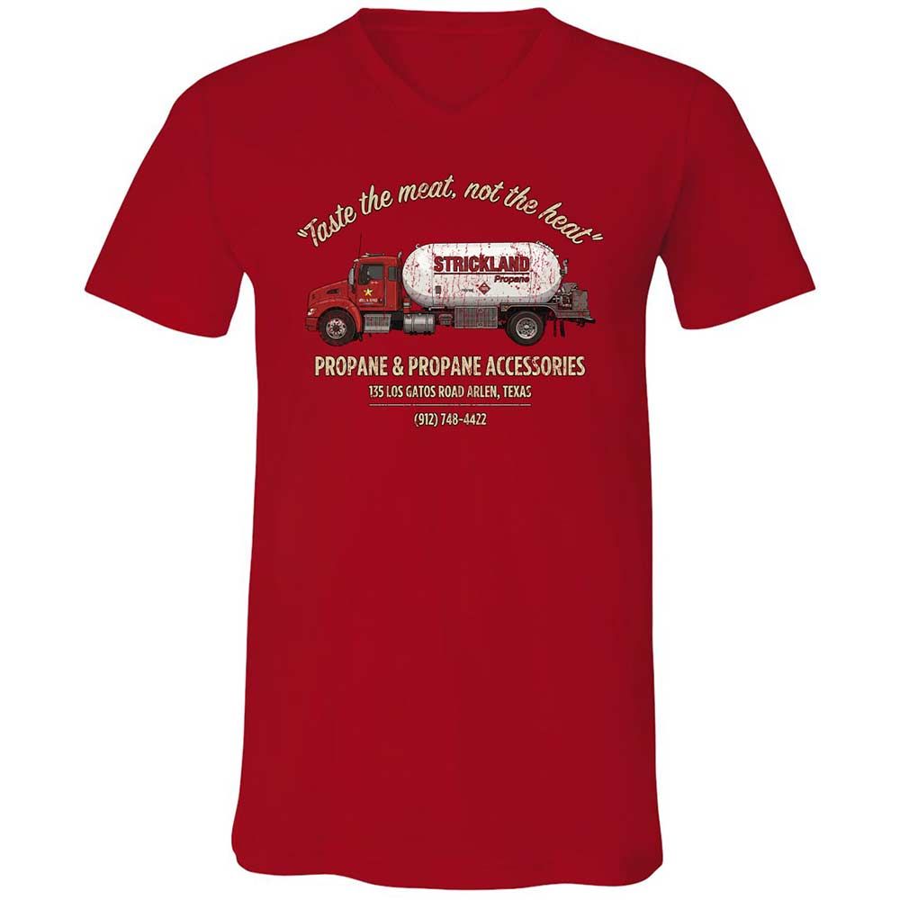 Unisex V-Neck T-Shirt - 2EKFUU34 - Red - 6