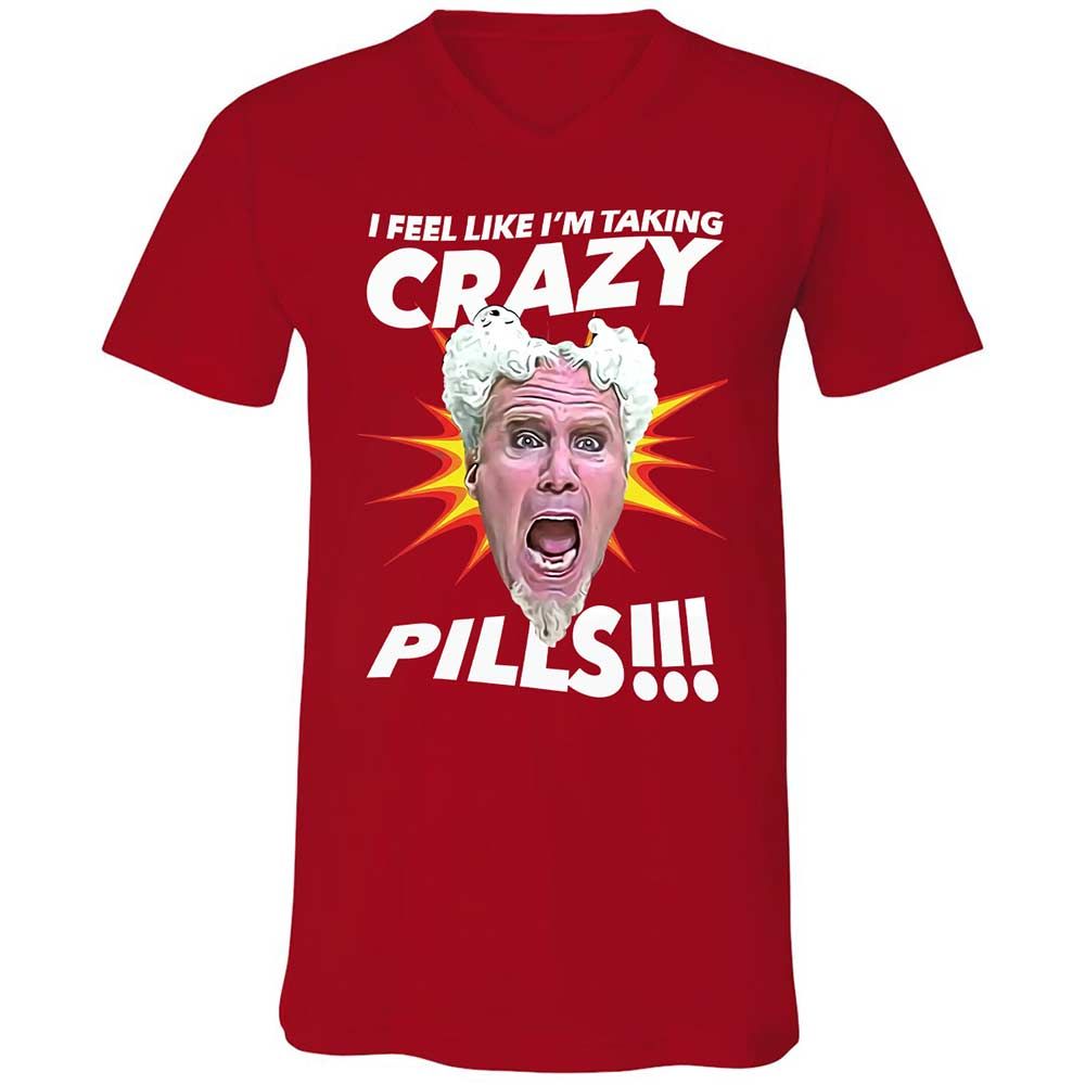 Unisex V-Neck T-Shirt - EDUCP8L7 - Red - 6