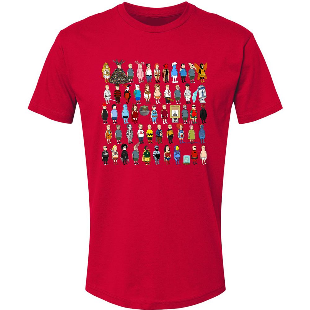 Premium Unisex T-Shirt - QB9P5G36 - Red - 6