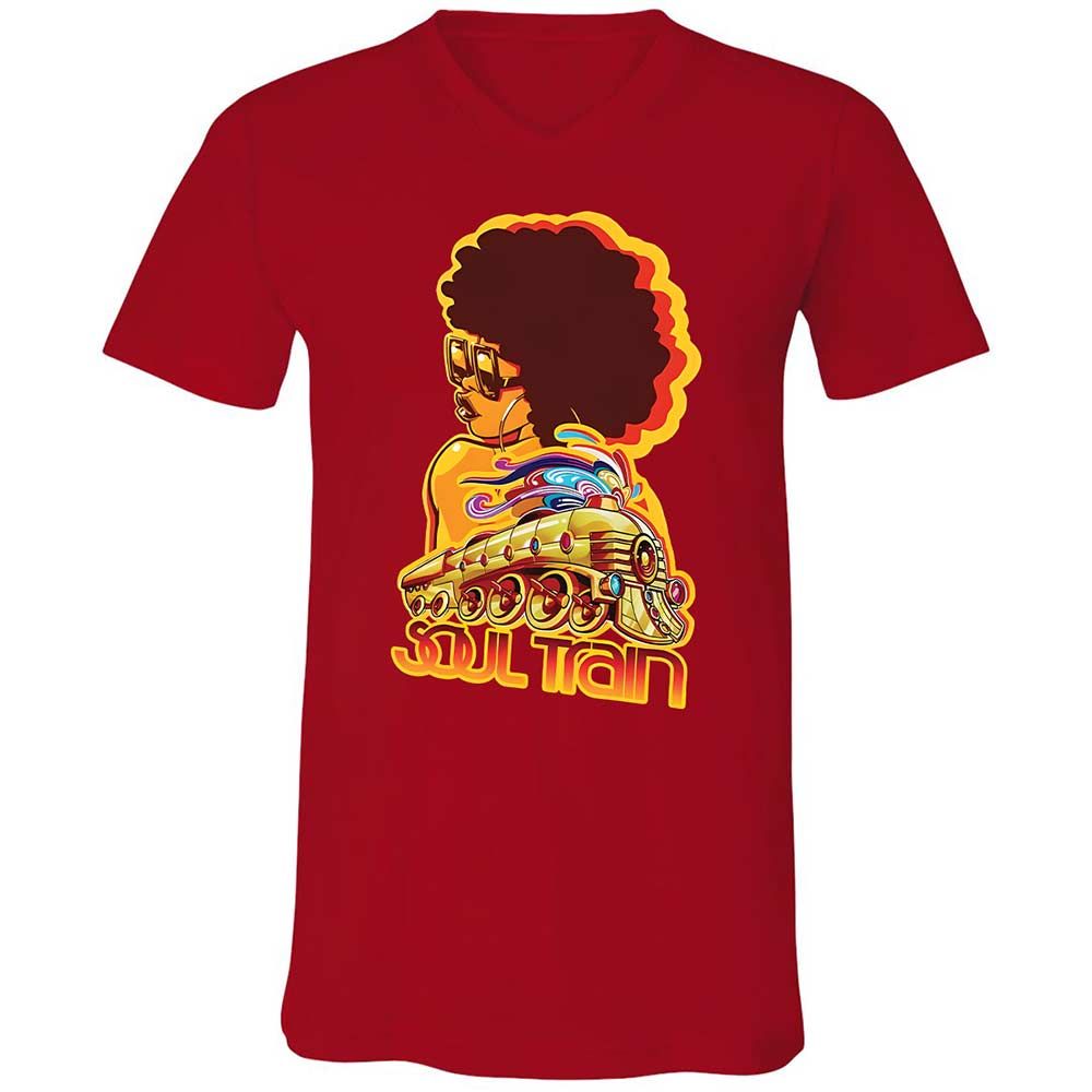 Unisex V-Neck T-Shirt - 6MHRA2ZP - Red - 6
