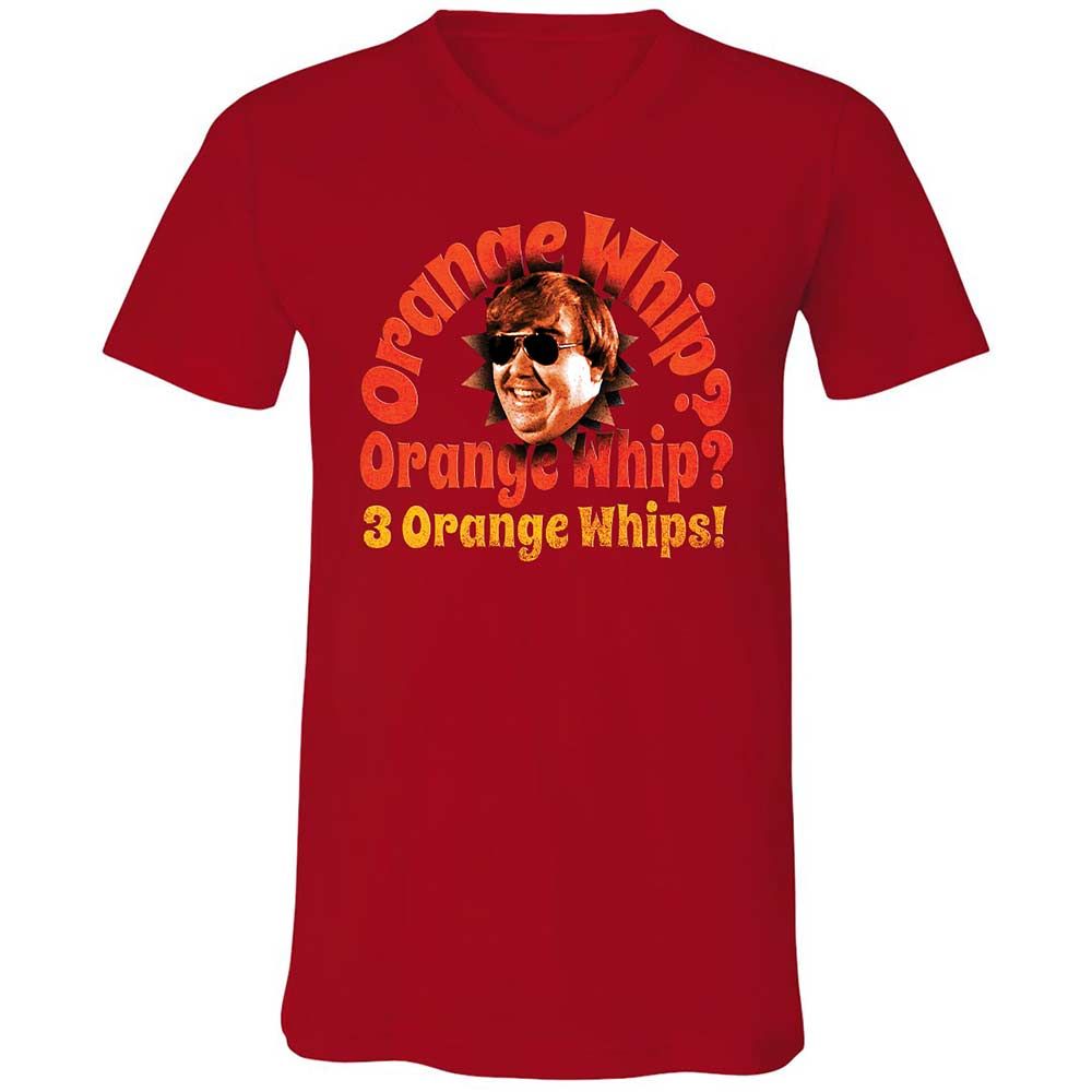 Unisex V-Neck T-Shirt - N414H56K - Red - 6