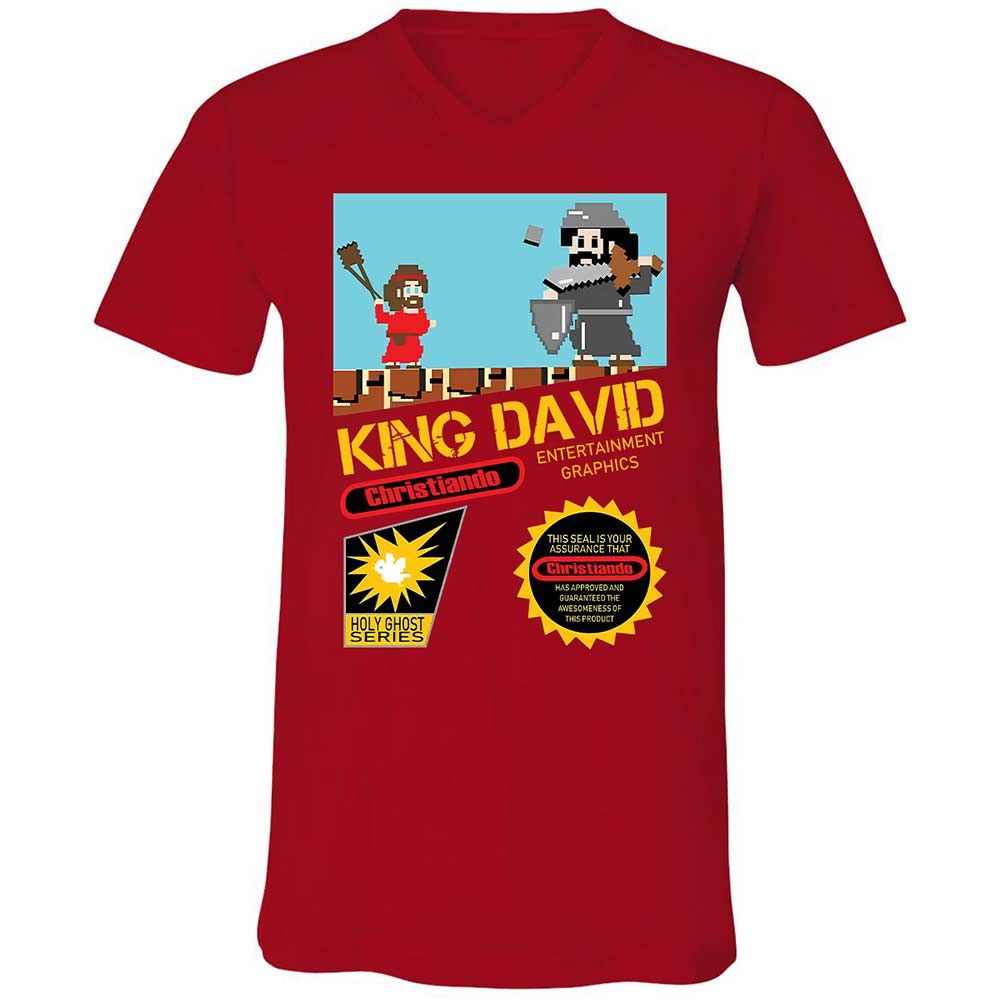 David Vs Goliath Cool Christian - Red - 6