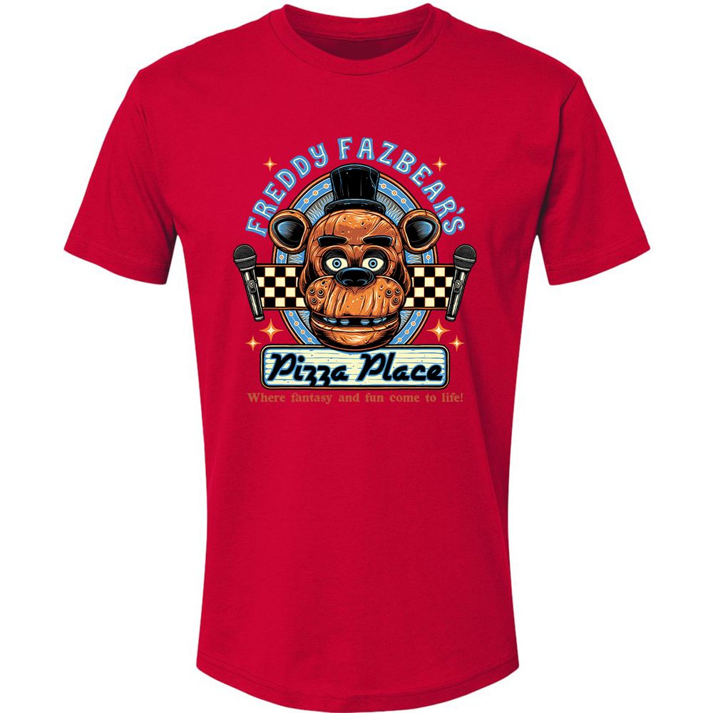 Premium Unisex T-Shirt - V2BE1DK8 - Red - 6