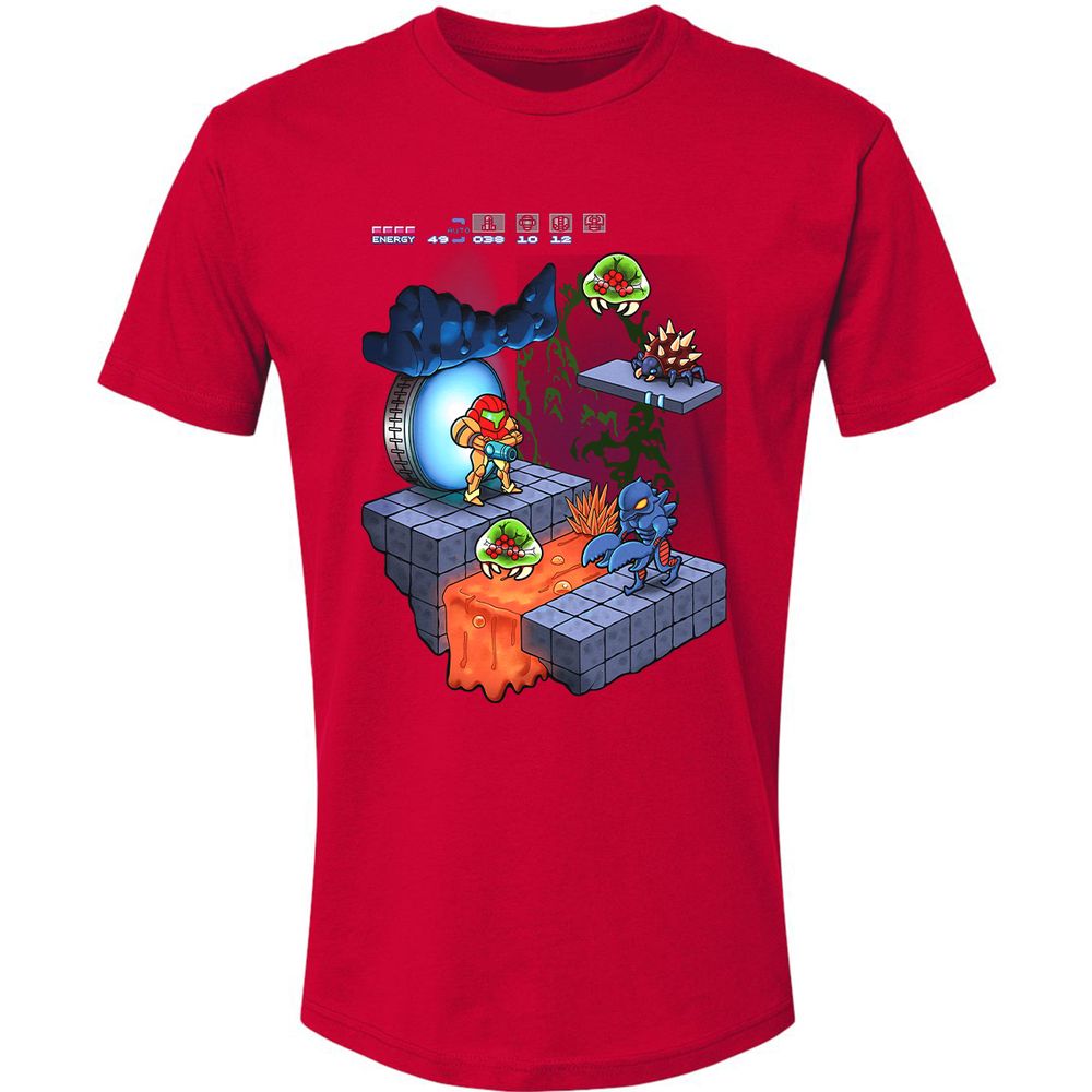 Premium Unisex T-Shirt - TJESSAWV - Red - 6