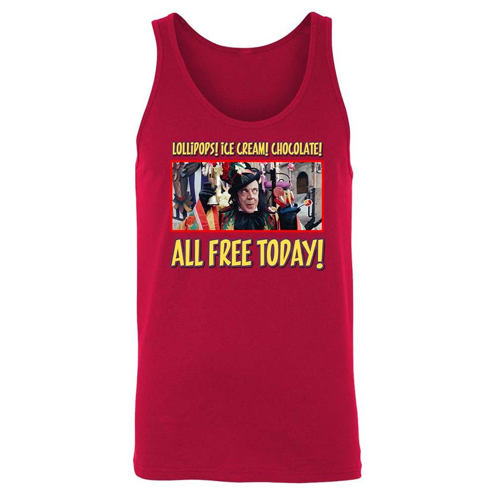 Unisex Jersey Tank - HQ69BF4K - Red - 6