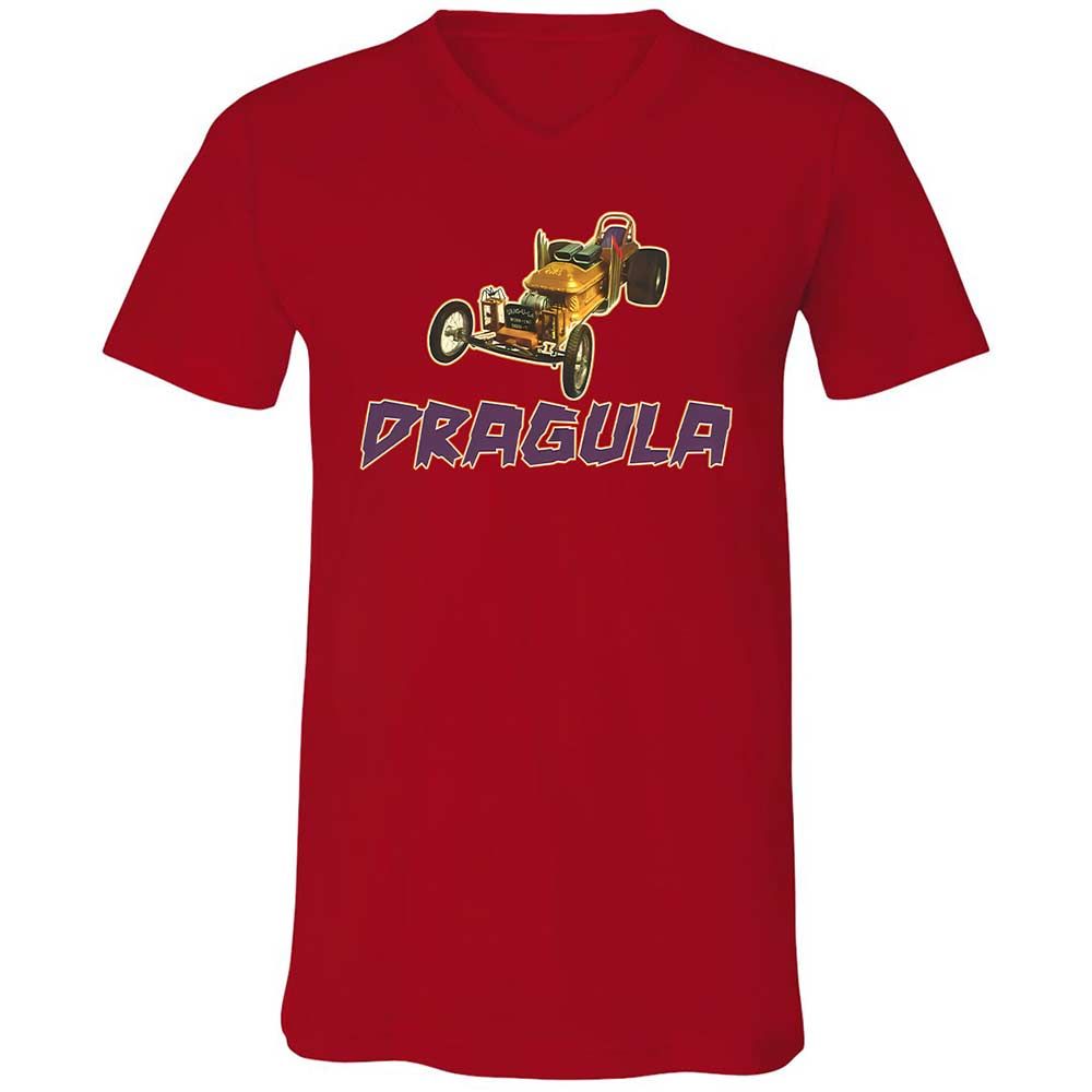 Unisex V-Neck T-Shirt - TTENFMZG - Red - 6