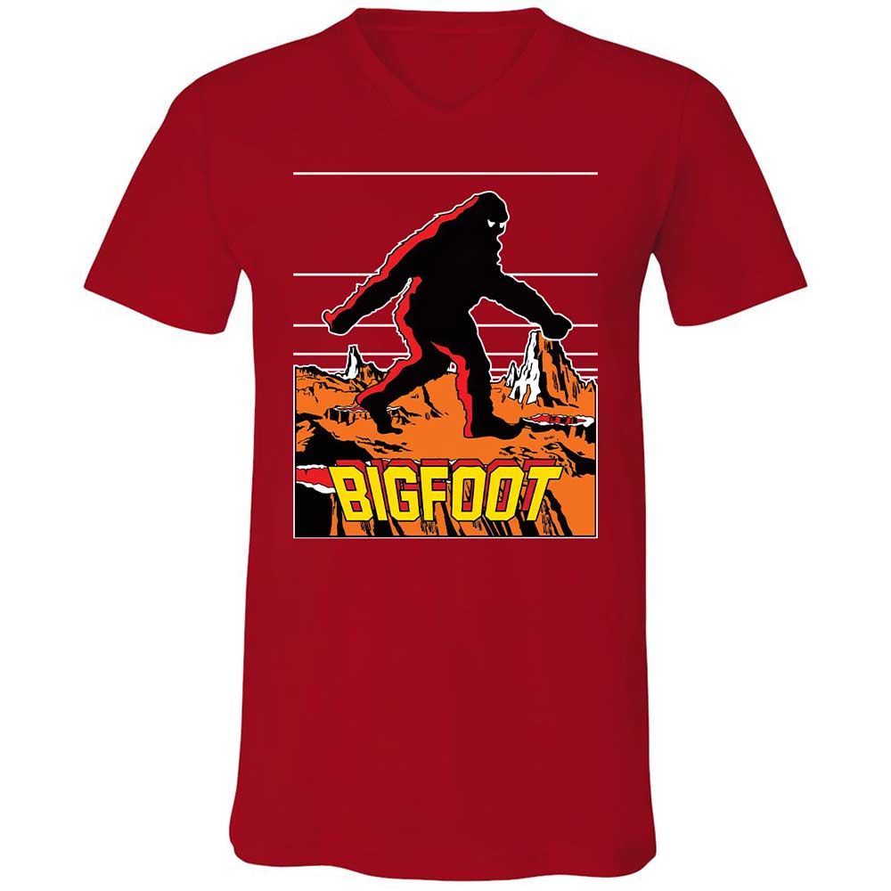 Unisex V-Neck T-Shirt - V5MMYFWM - Red - 6