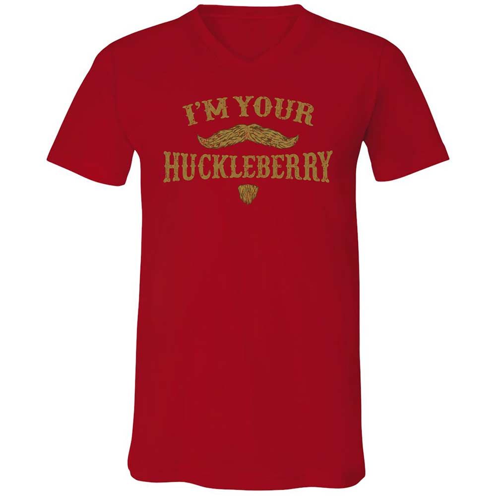 Unisex V-Neck T-Shirt - DXVD3GU1 - Red - 6