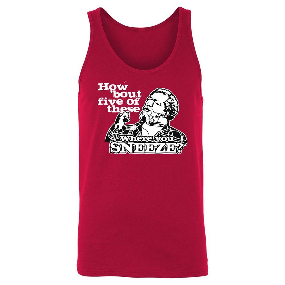 Unisex Jersey Tank - VZTBQM3W - Red - 6