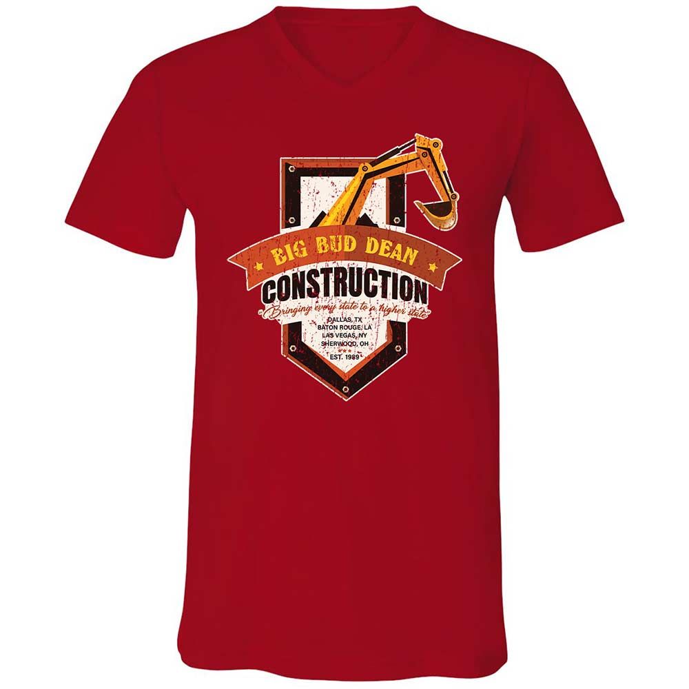 Unisex V-Neck T-Shirt - XV6DJX66 - Red - 6