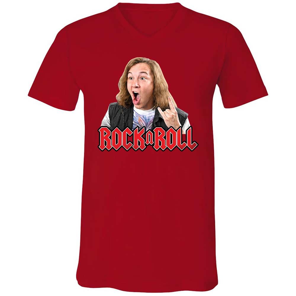 Unisex V-Neck T-Shirt - TM5USB5Z - Red - 6