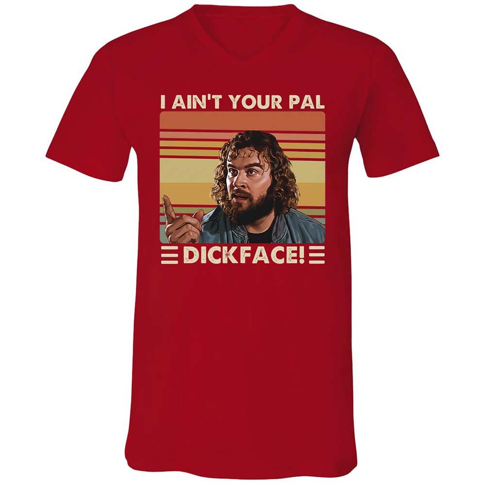 Unisex V-Neck T-Shirt - 7171MR1X - Red - 6