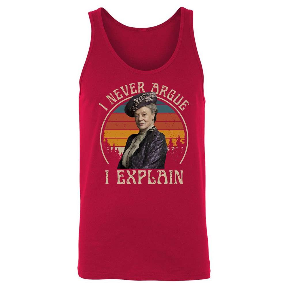 Unisex Jersey Tank - E6JN4U4F - Red - 6