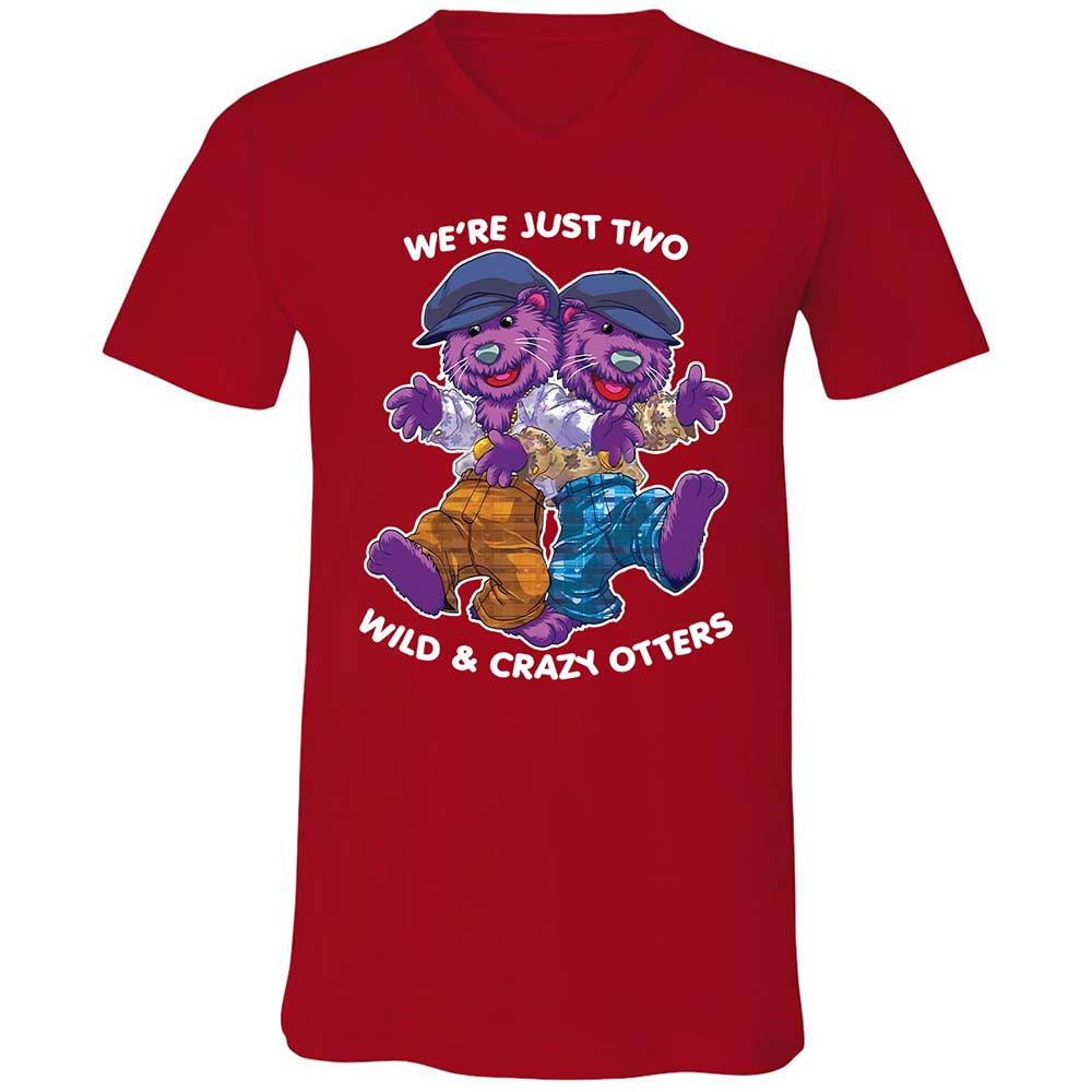 Two wild & crazy otters - Red - 6
