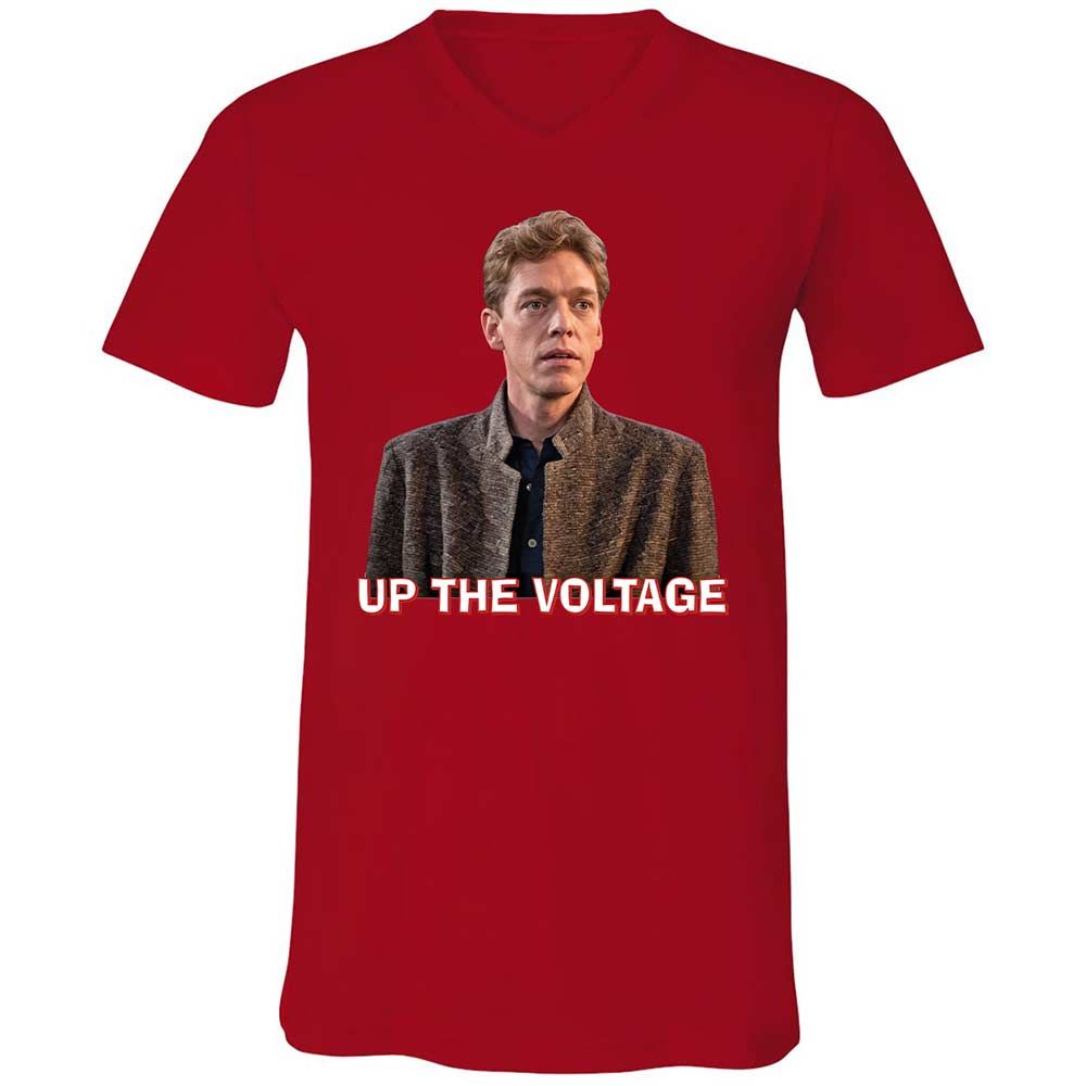 Unisex V-Neck T-Shirt - GU13KH3U - Red - 6