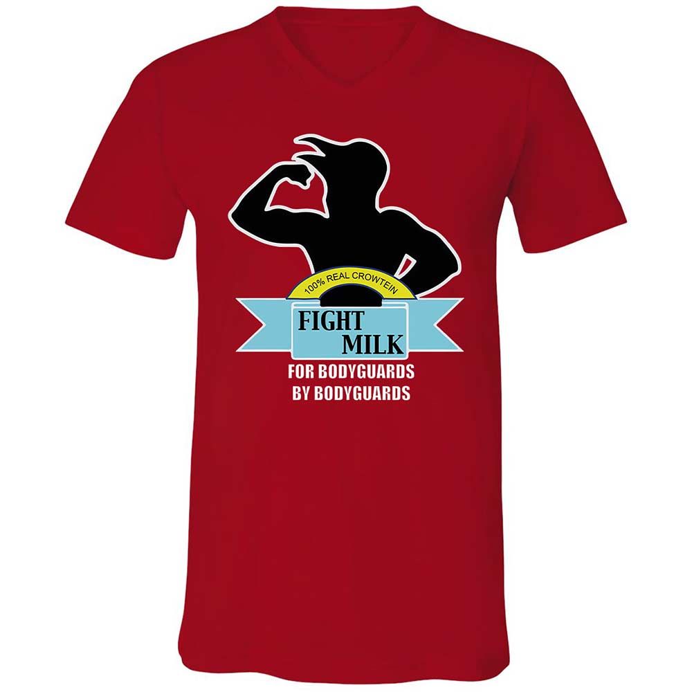 Unisex V-Neck T-Shirt - 6V6AVREN - Red - 6