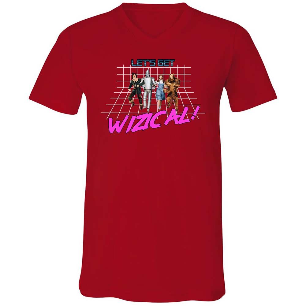 Unisex V-Neck T-Shirt - PM9Q4QXW - Red - 6