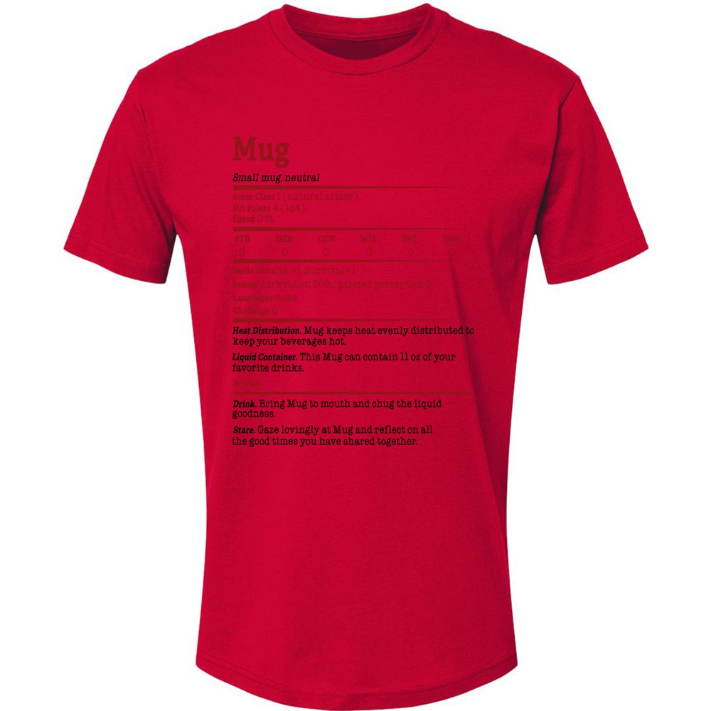 Premium Unisex T-Shirt - BR6B7K4R - Red - 6
