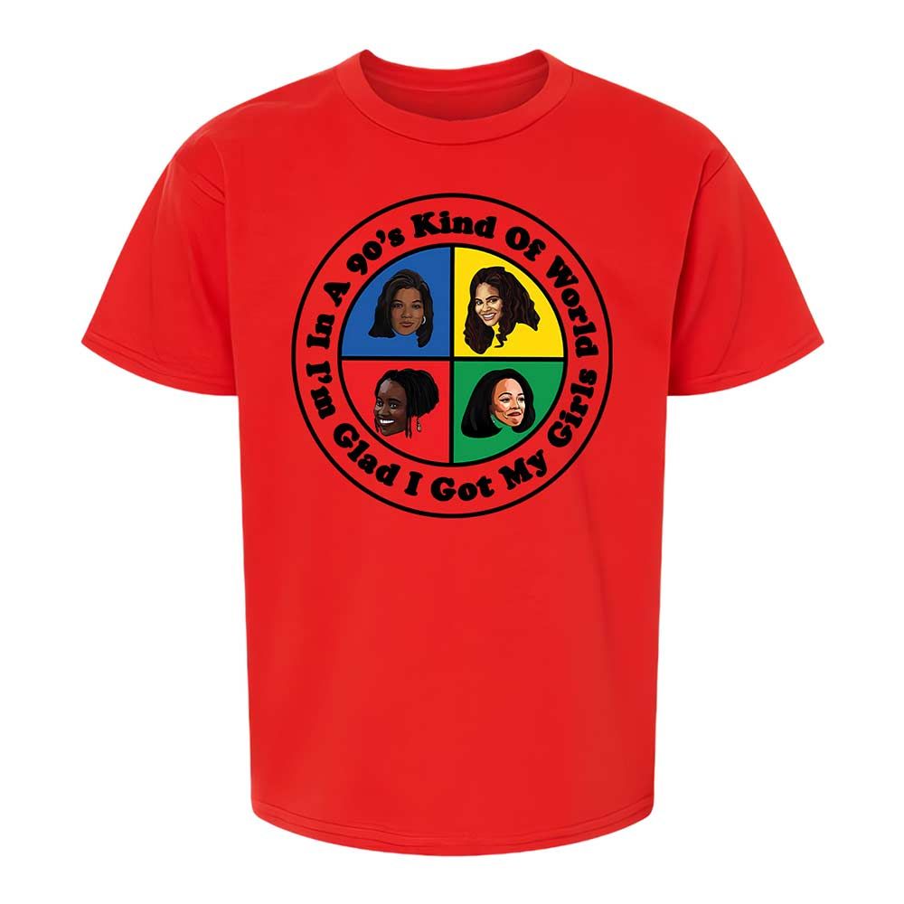 Kids T-Shirt - QB95K4WH - Red - 6