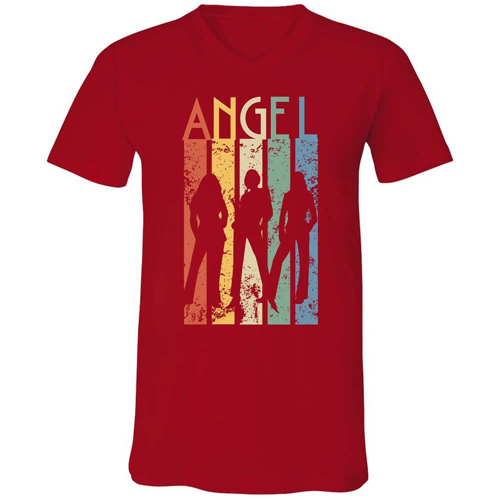Unisex V-Neck T-Shirt - 33B4YM4W - Red - 6