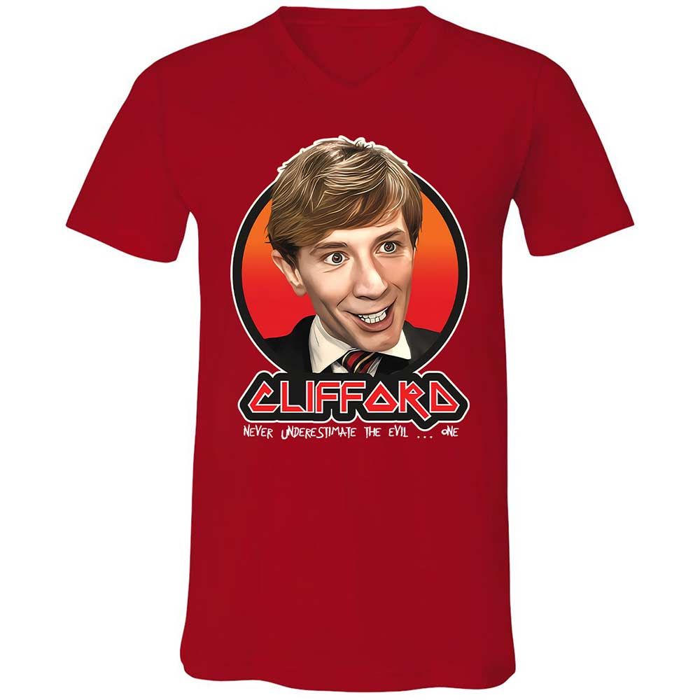 Unisex V-Neck T-Shirt - Q2BRM1JV - Red - 6
